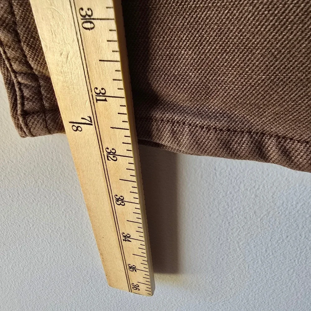 Faherty Stretch Terry 5-Pocket Pants Mens 42x32 Brown Garment Dyed MBF2310 NEW